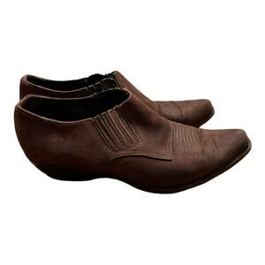 Guess by Georges Marciano 90’s vintage western booties Size 6 Brown